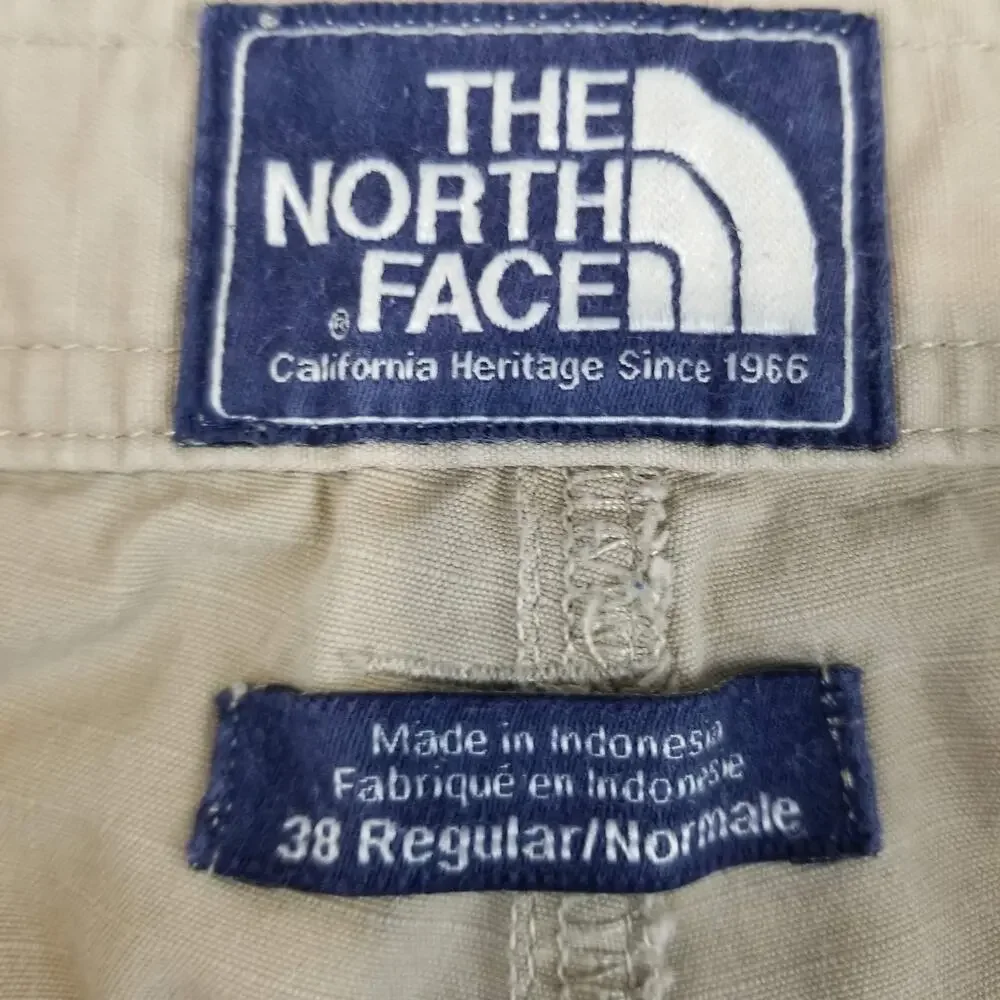 The North Face Cargo Shorts Mens 38 Beige Tribe Outdoor Hiking Utility Pockets